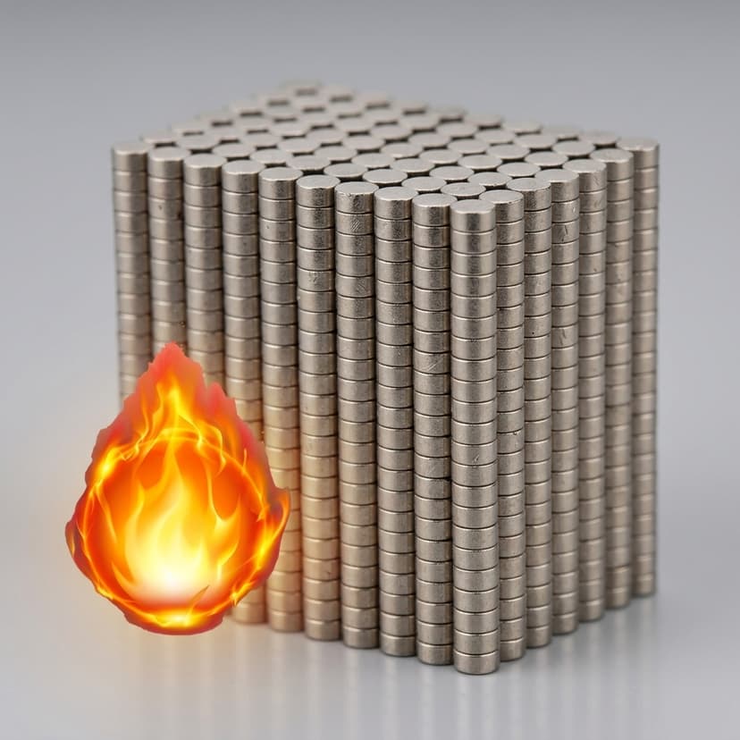 SmCo disc magnets with high magnetic stability
